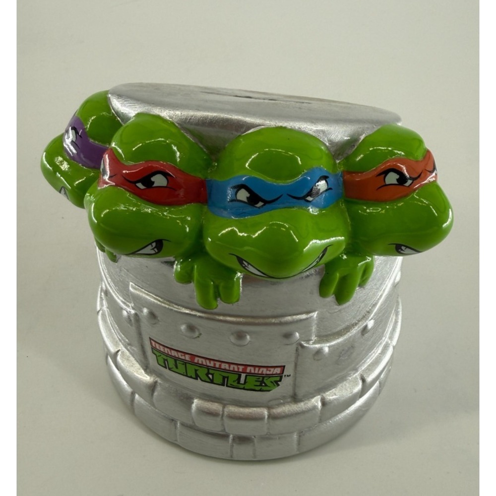 Teenage Mutant Ninja Turtles TMNT Sewer Lid Coin Bank 2015 Nickelodeon